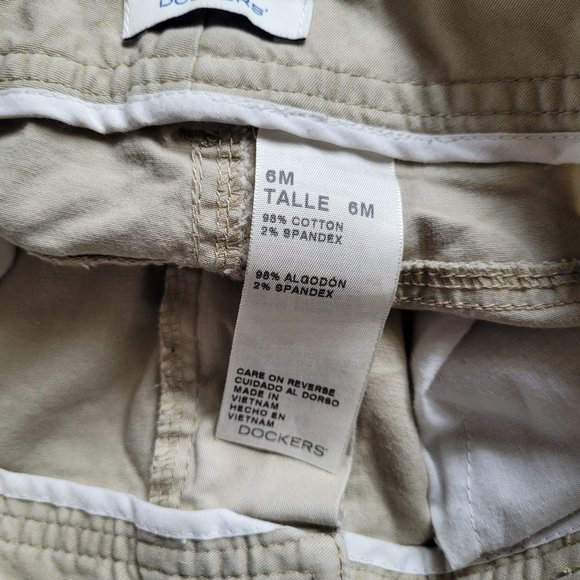 Y2K Flap Pocket Loose Baggy Straight Fit Khakis - Dockers - Picture 6 of 10